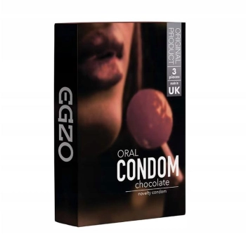 Prezerwatywy EGZO Oral condom CHOCOLATE 3pc