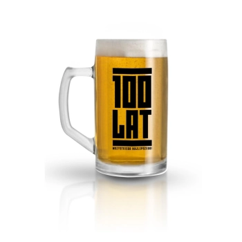 Kufel szklany House of Mugs 500 ml 100 lat