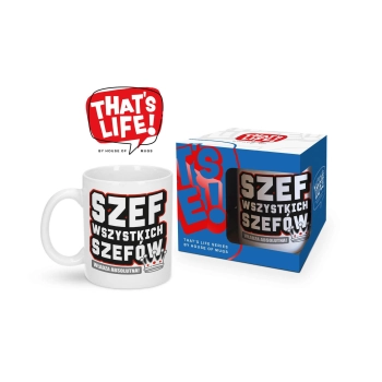 Kubek ceramiczny 300ml Szef wszystkich szefów House of Mugs