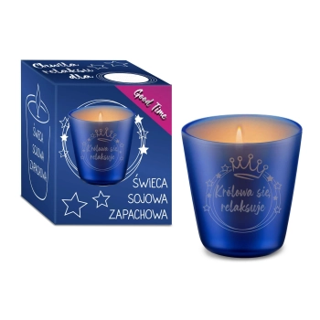 Świeca sojowa zielonej herbaty Królowa się relaksuje 120ml