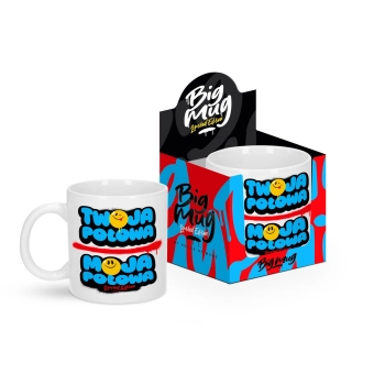 Kubek 800ml Big Mug Twoja połowa moja połowa House of Mugs