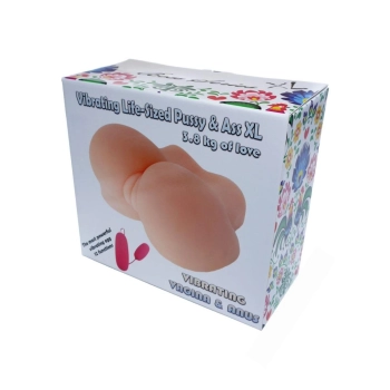 Masturbator-Vibrating Life-Sized Pussy & Ass XL - quality II