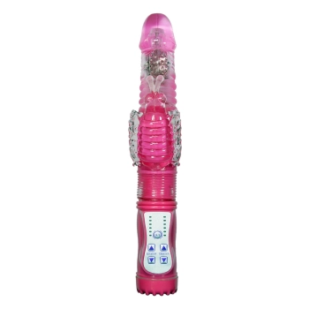 Wibrator-Królik, Wibracja/Rotacja/Góra-dół 36 funkcji Różowy