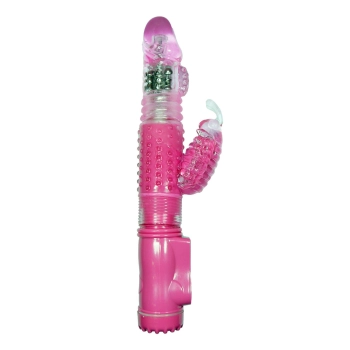 Wibrator-Królik, Wibracja/Rotacja/Góra-dół 36 funkcji Różowy