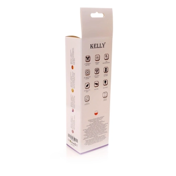 Wibrator-KELLY Purple- 12 vibration functions / 8 stimulation functions USB