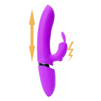 Wibrator-CLARA Purple 12 vibration and 6 pulsation functions USB