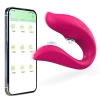 Wibrator przenośny sterowany aplikacją Lyla różowy silikonowy USB