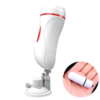 Męski masturbator wibrujący z przyssawką B-Series Lyla wodoodporny