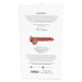 Wibrator realistyczny RealFeel Heat silikonowy podgrzewany 16 cm