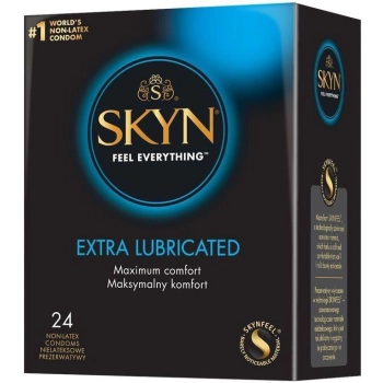 Prezerwatywy SKYN Extra Lube poliizoprenowe 24 szt.