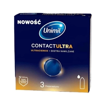 Prezerwatywy ultracienkie Unimil Contact Ultra