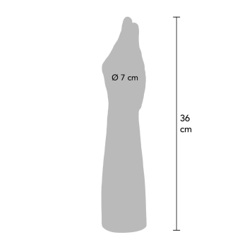 Realistyczna dłoń ToyJoy The Hand jasny odcień skóry 36 cm