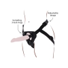 Uprząż strap on ToyJoy Get Real poliestrowa czarna