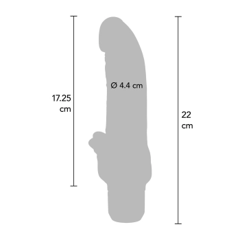 Gold Dicker Stim Vibrator Gold