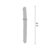 Double Dong 18 Inch Light skin tone
