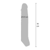 Nakładka erekcyjna ToyJoy Get Real Large 19 cm TPE
