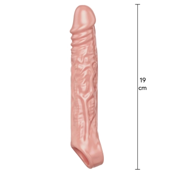 Nakładka erekcyjna ToyJoy Get Real Large 19 cm TPE