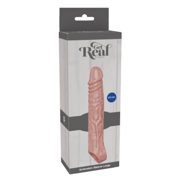 Nakładka erekcyjna ToyJoy Get Real Large 19 cm TPE