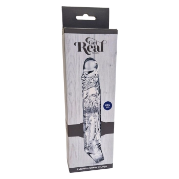 Przedłużka na penisa ToyJoy Get Real przezroczysta XLarge 22.5 cm