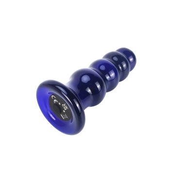 The Radiant Glass Buttplug Blue