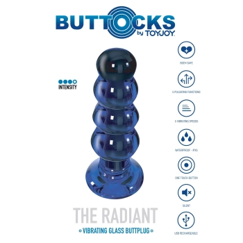 The Radiant Glass Buttplug Blue