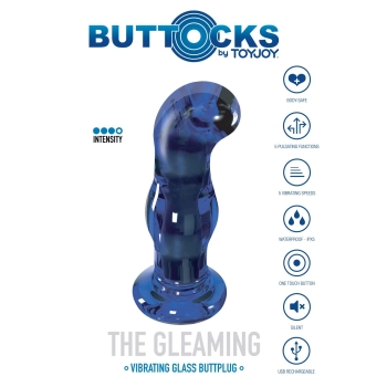The Gleaming Glass Buttplug Blue
