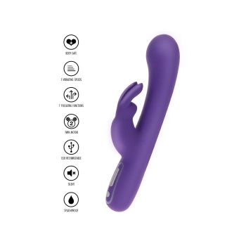 Exciting Rabbit Vibrator Purple