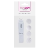 Mini wibrator ToyJoy Pocket Rocket biały 10,5 cm