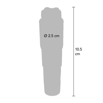 Mini wibrator ToyJoy Pocket Rocket biały 10,5 cm