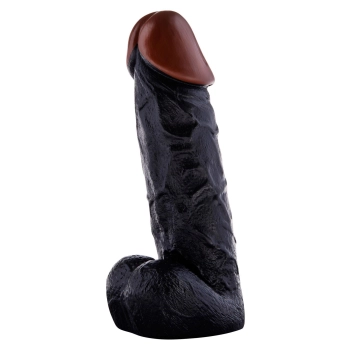 Dildo realistyczne ToyJoy Prince Of Namibia PVC czarny 20 cm