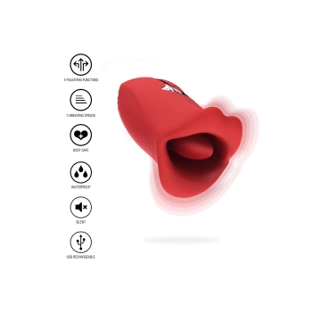 The Kisser Stimulator Red