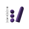 Wibrator kieszonkowy ToyJoy fioletowy 12 funkcji USB 6 cm