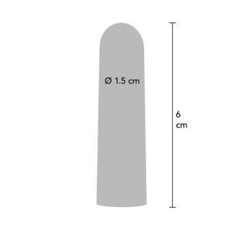 Wibrator kieszonkowy ToyJoy fioletowy 12 funkcji USB 6 cm