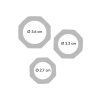 Power Halo C-Ring Set Black