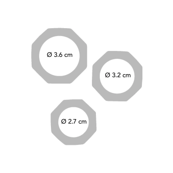 Power Halo C-Ring Set Black
