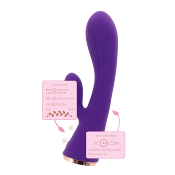 Iris Rabbit Vibrator Purple