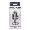 Korek analny Starlight Booty Jewel ToyJoy srebrny duży
