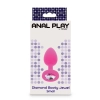 Korek analny Diamond Booty Jewel ToyJoy różowy 7 cm