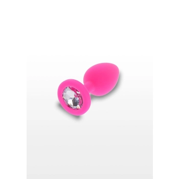 Korek analny Diamond Booty Jewel ToyJoy różowy 7 cm