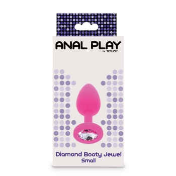 Korek analny Diamond Booty Jewel ToyJoy różowy 7 cm