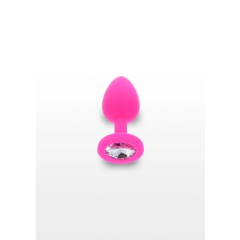 Korek analny Diamond Booty Jewel ToyJoy różowy 7 cm