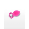 Korek analny Diamond Booty Jewel ToyJoy różowy 8 cm