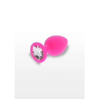 Korek analny Diamond Booty Jewel ToyJoy różowy 8 cm
