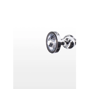 Korek analny Diamond Star Beads ToyJoy srebrny 10.5 cm