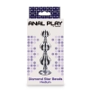 Koraliki analne Diamond Star Beads ToyJoy srebrny 11.7 cm