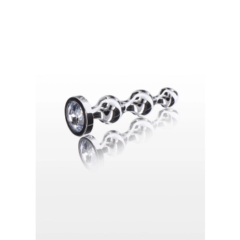 Koraliki analne Diamond Star Beads ToyJoy srebrny 11.7 cm