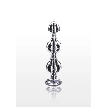 Koraliki analne Diamond Star Beads ToyJoy srebrny 11.7 cm
