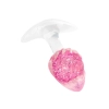 Korek analny ToyJoy Crystal Small silikonowy różowy 8,5 cm