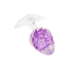 Korek analny ToyJoy Crystal Medium fioletowy 9,5 cm