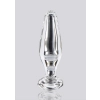 Korek analny szklany Star Sparkler ToyJoy przezroczysty 12 cm